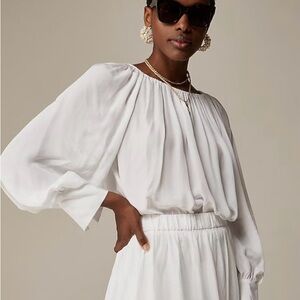 NWT JCREW collection white blouse